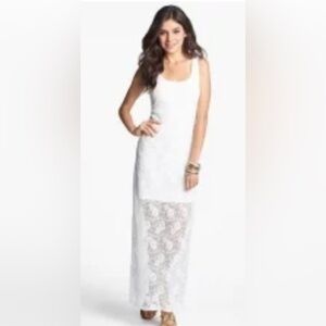 Medium Love, Fire White Lace Detail Dress